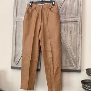 TOWER  HILL LEATHER  PANT WOMENS